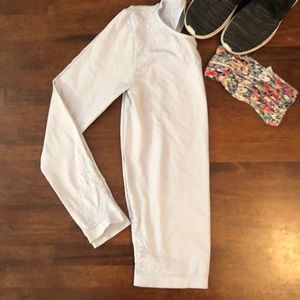 Fabletics light blue open back long sleeve